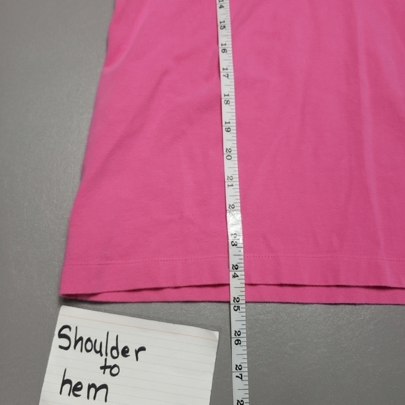 La blues pink short sleeve collar tshirt women's plus size 18-20W - Picture 6 of 7